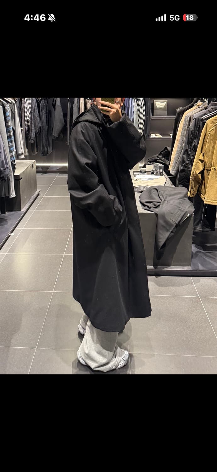 준지25fw 밀링 코트 48판매합니다. 상품이미지2