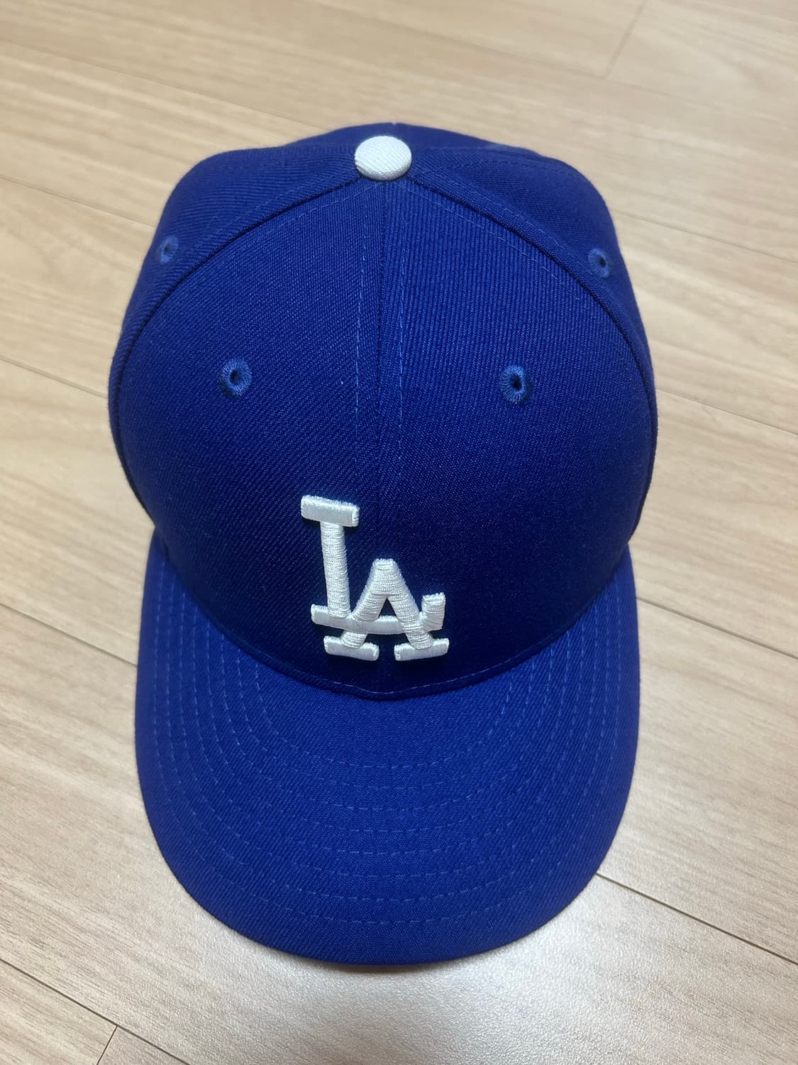  MLB 어센틱 LA 다저스 피티드캡 게임 다크 로얄 714 상품이미지1