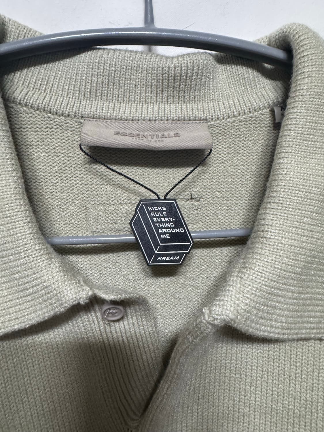 XL (새상품)피어오브갓 에센셜 1977 폴로 니트 상품이미지5