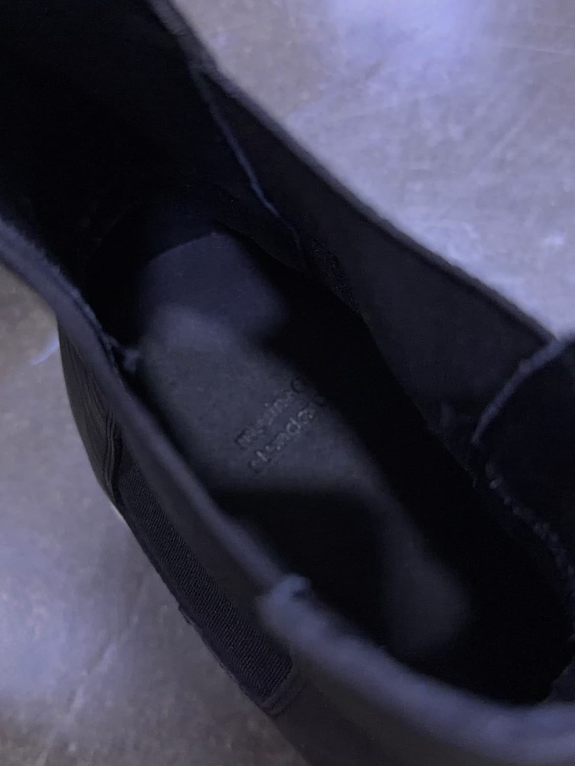 무신사스탠다드 플레인 첼시부츠 블랙 280 상품이미지8