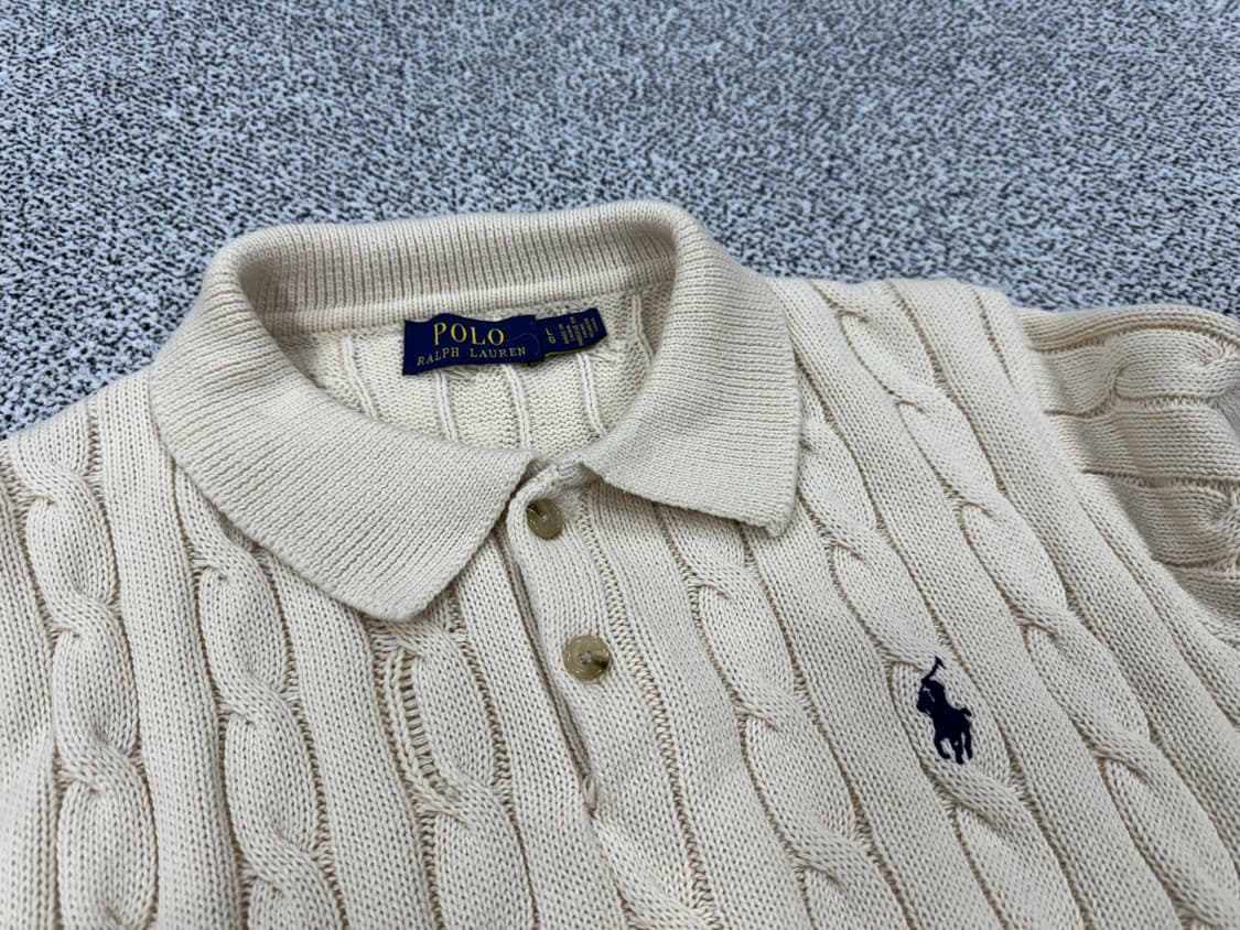 폴로 랄프로렌 카라 케이블니트 상품이미지2