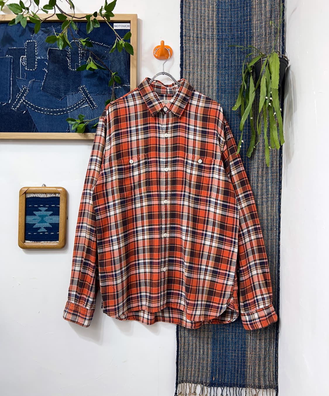 BACK NUMBER   Flannel Work Shirt 상품이미지1