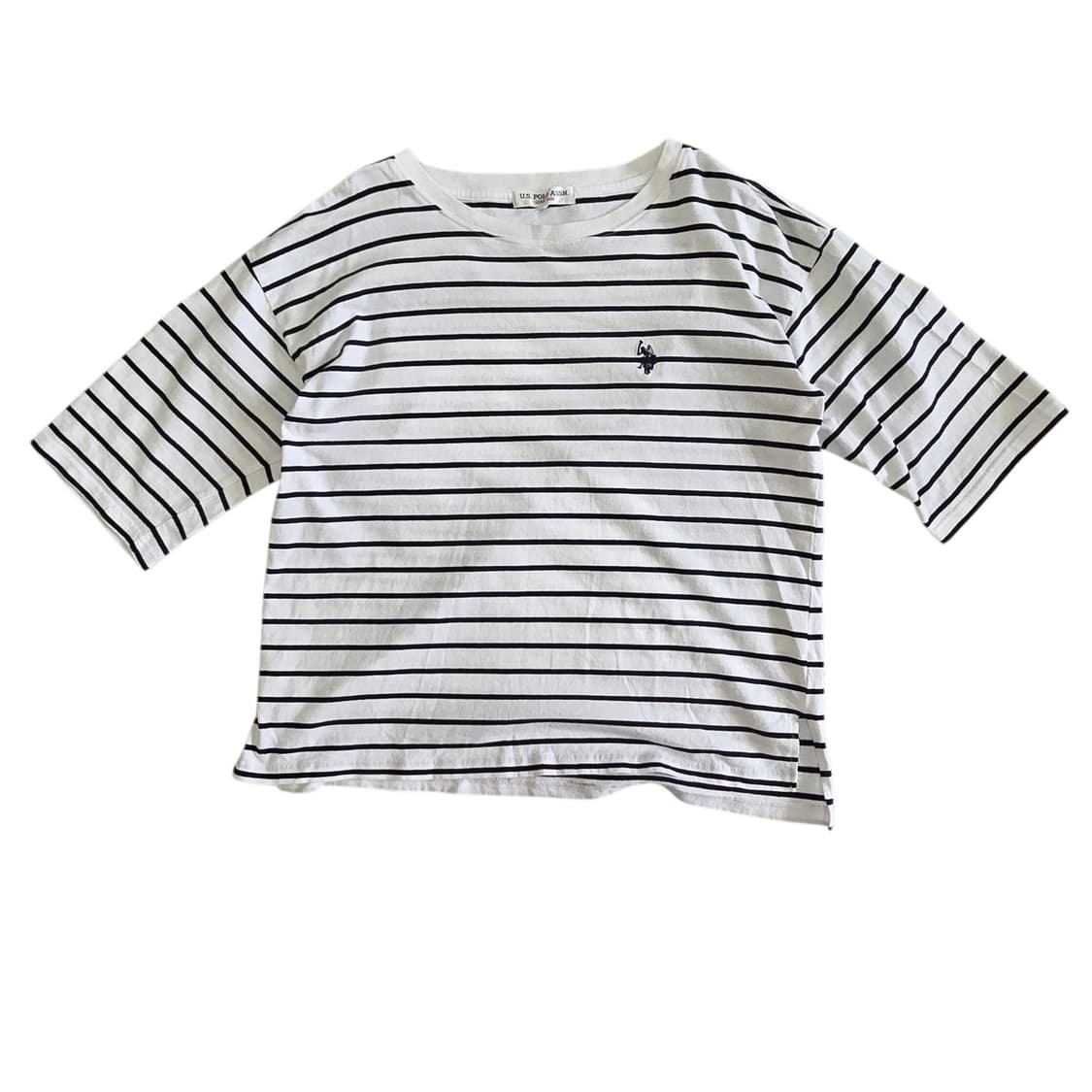 U.S. POLO ASSN  스트라이프 반팔 티셔츠 상품이미지1