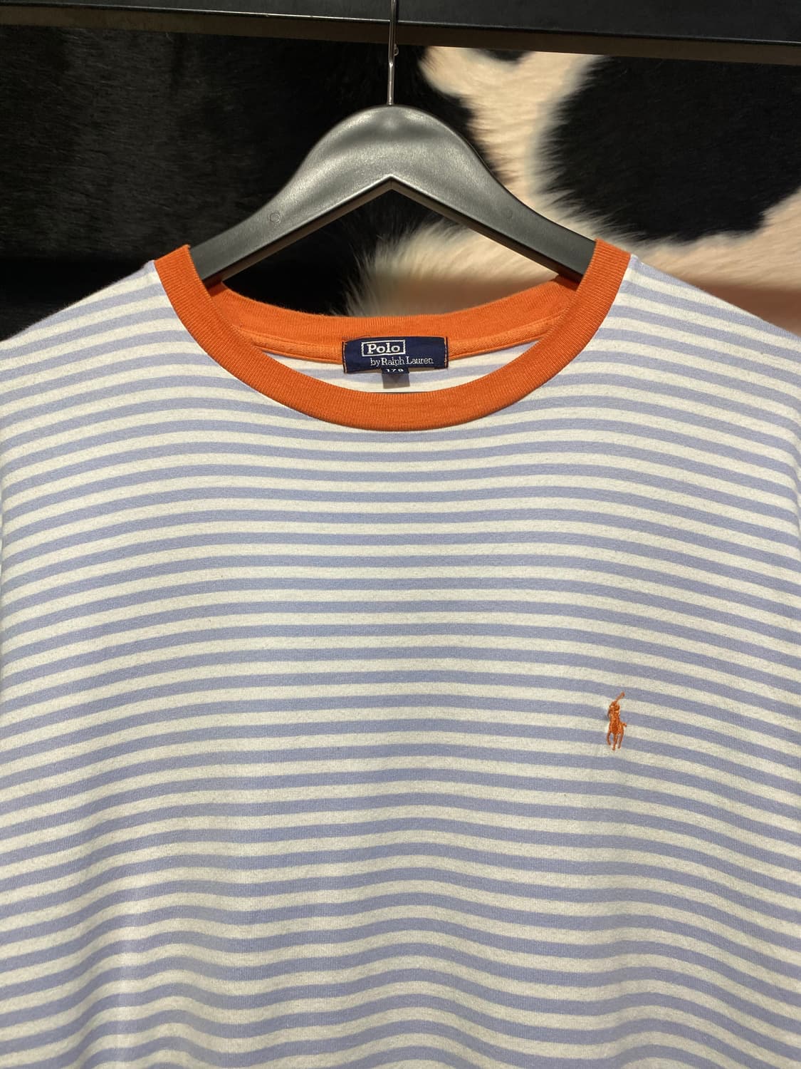 Polo Ralph Lauren 스카이블루 스트라이프 반팔 티셔츠 상품이미지2
