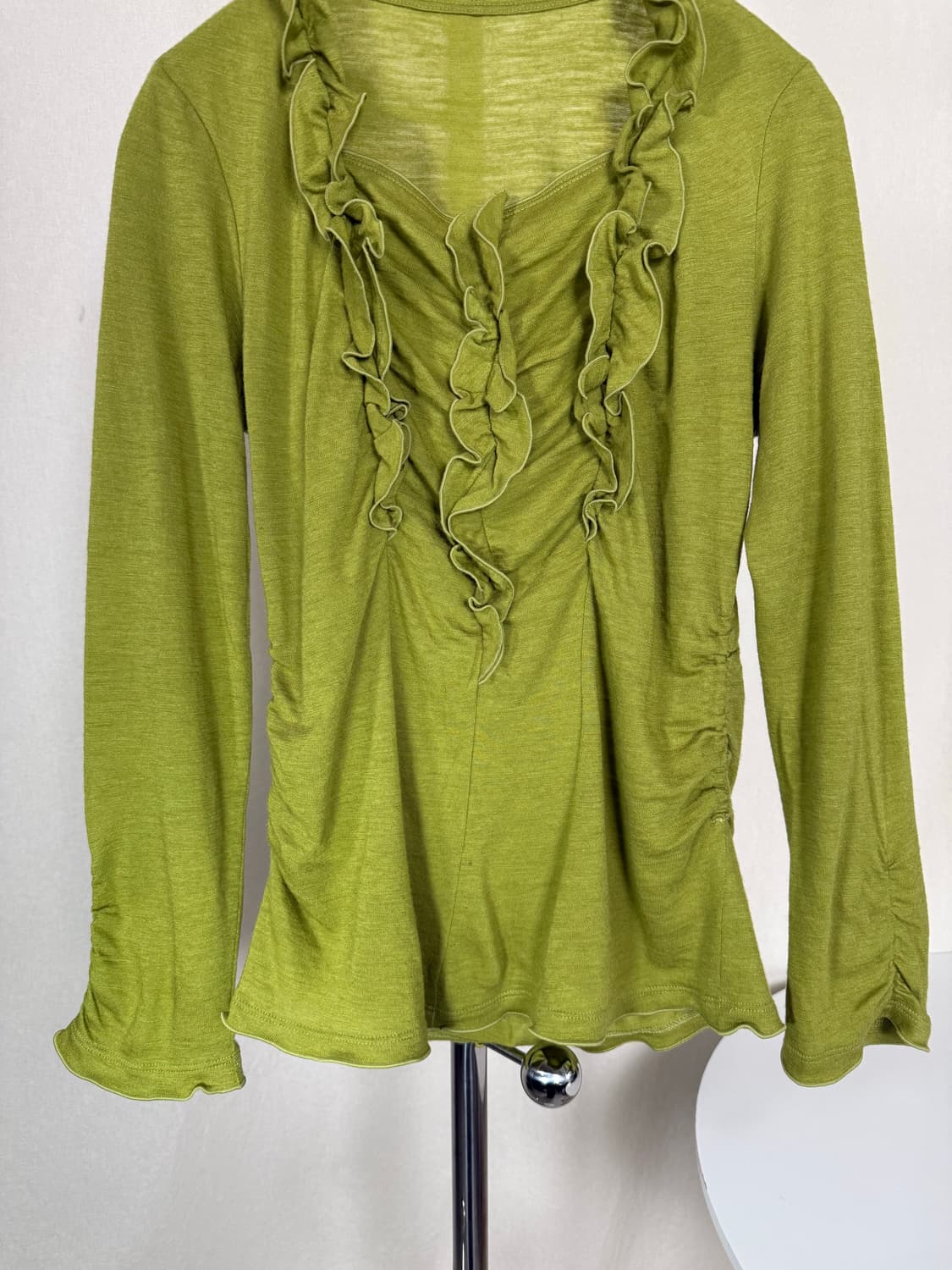 Smart Pink Shirring Blouse 상품이미지5