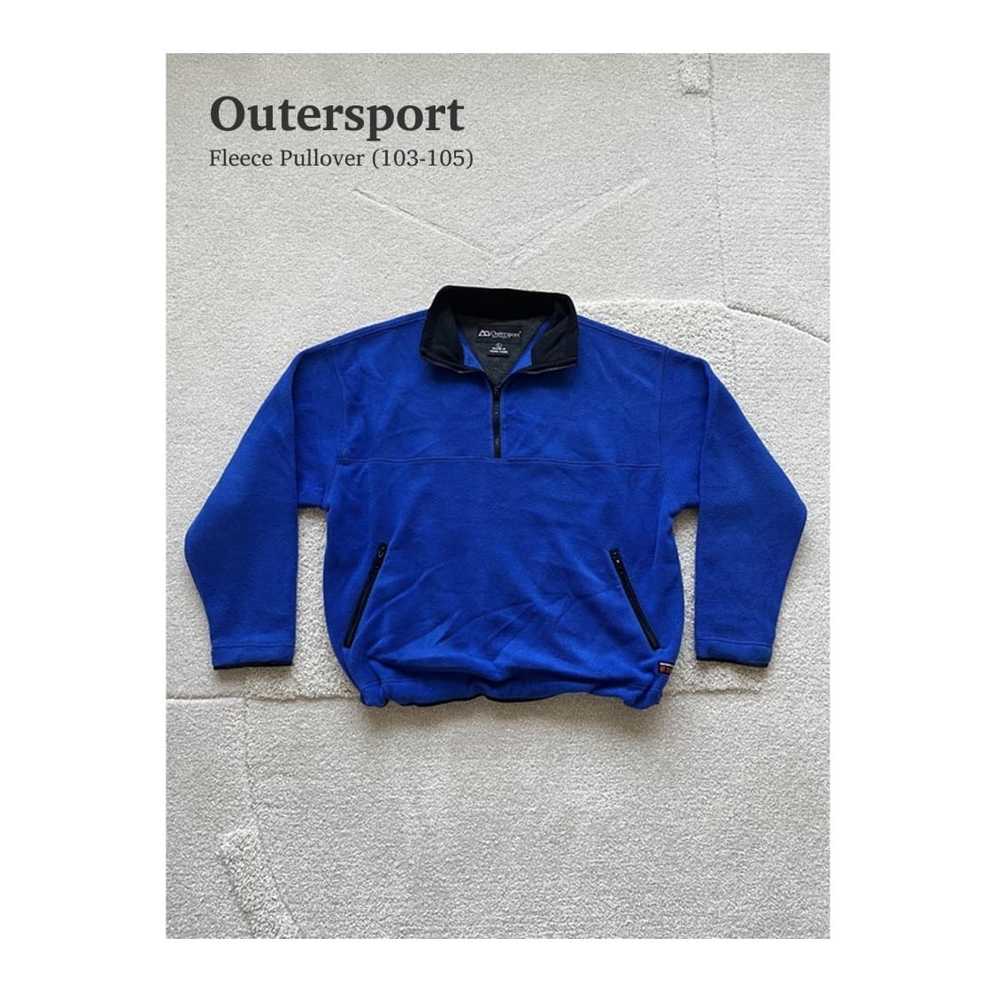 Outersport® 플리스 하프집업 (103-105) 상품이미지1
