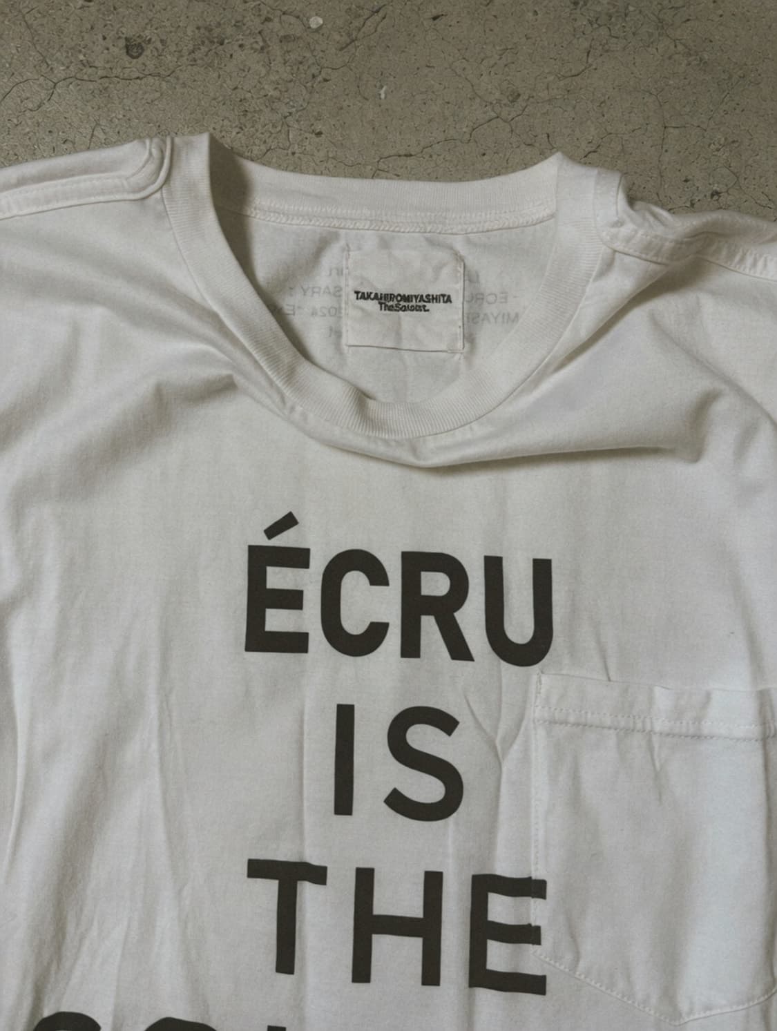 Soloist Ecru 20th Anniversary 티셔츠 상품이미지4