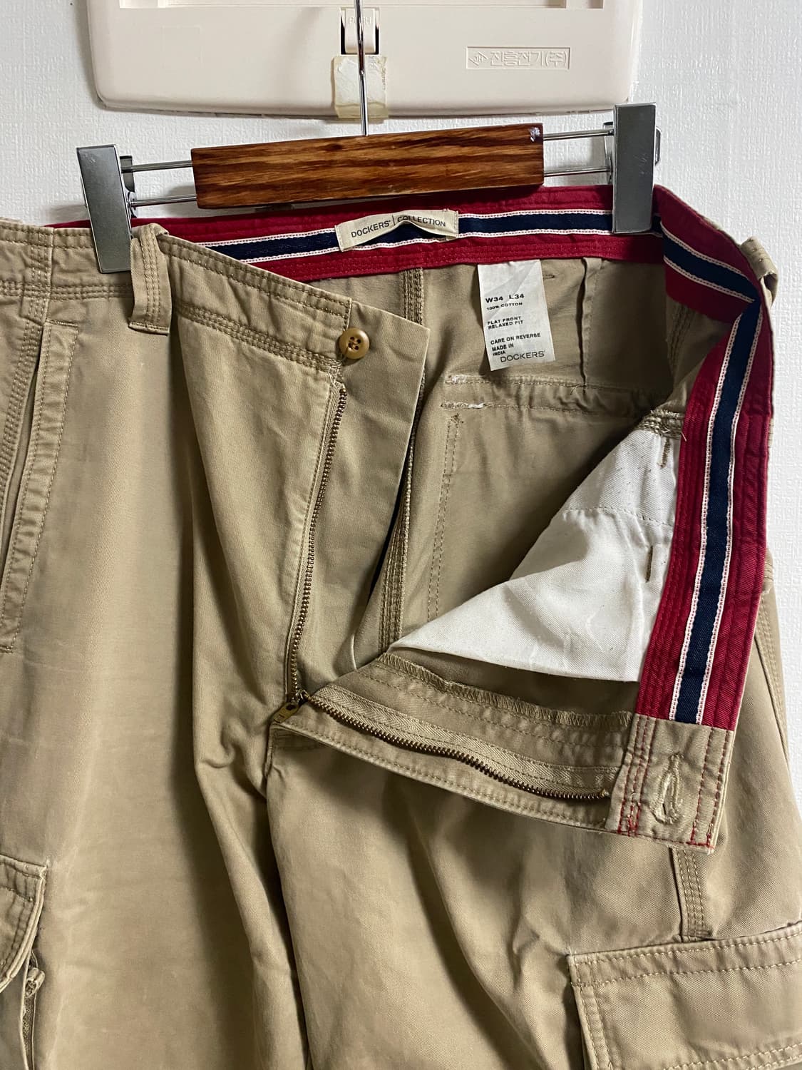 (34)USA 빈티지 브라운 코튼 카고 팬츠 상품이미지2