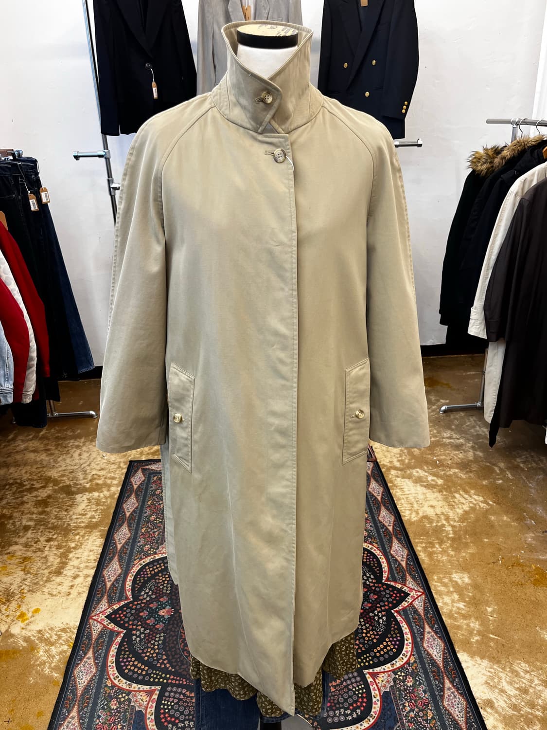 닥스 벨티드 맥코트  베이지 상품이미지2