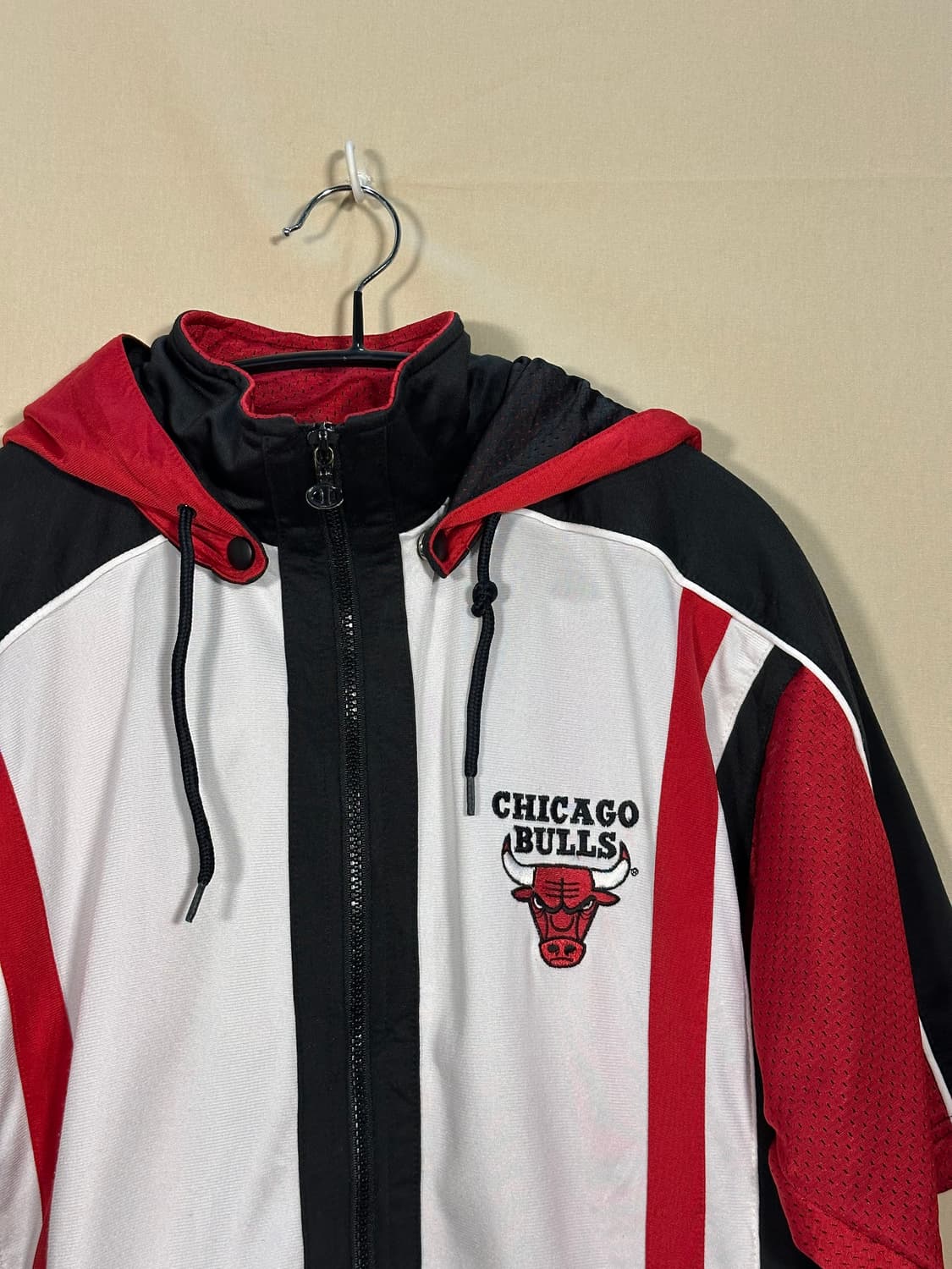 챔피온 90s 시카고 불스 반팔 져지 자켓 처분  상품이미지3