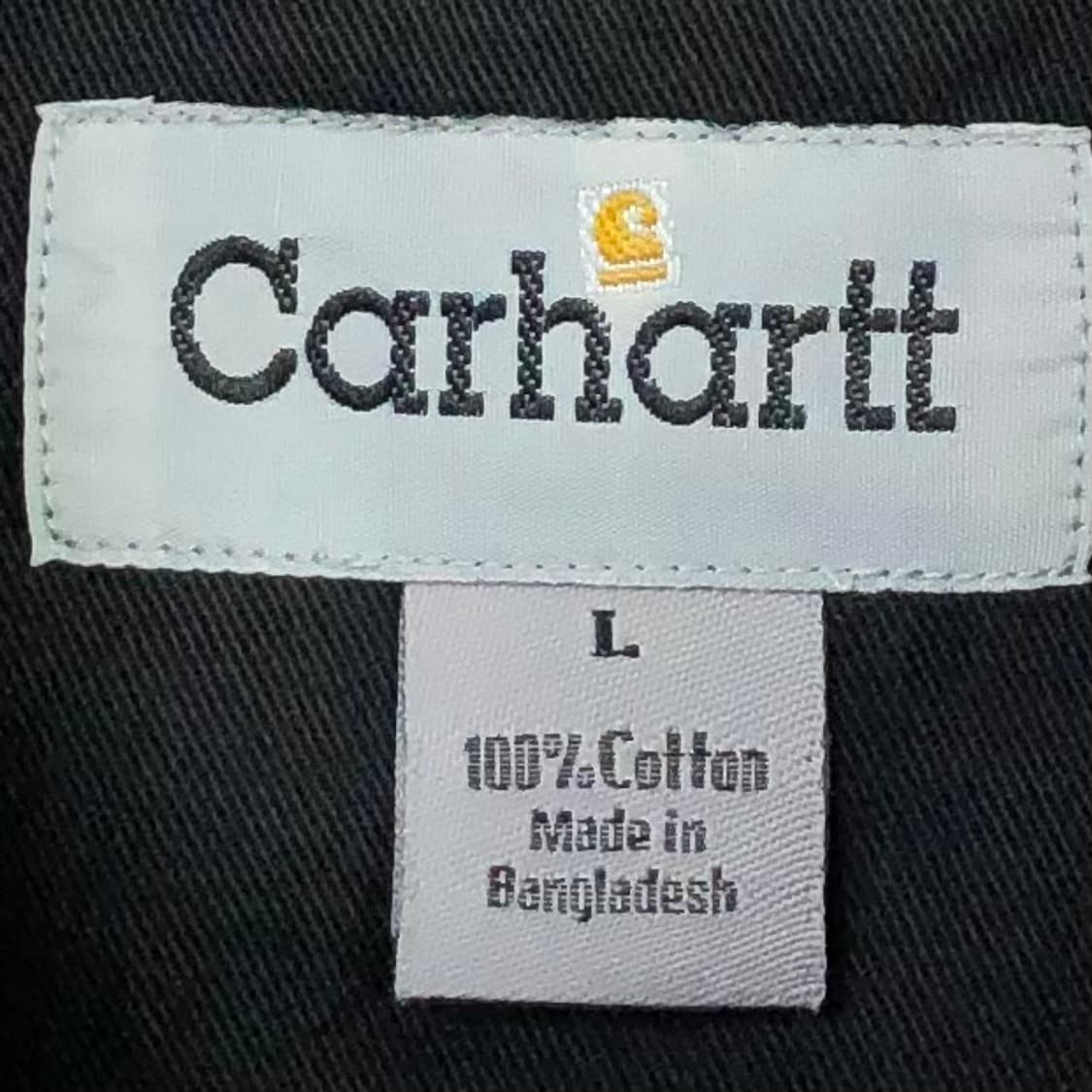 105 칼하트 블랙 워크 셔츠 상품이미지3
