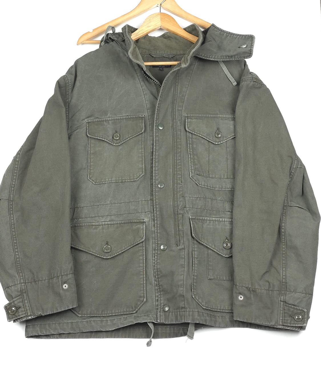 [L] 엔지니어드가먼츠 코튼 필드파카 (카키) 상품이미지1