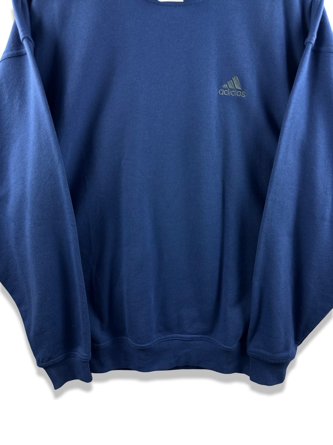 90s 아디다스 올드스쿨 네이비 크루넥 스웻셔츠2924 상품이미지4