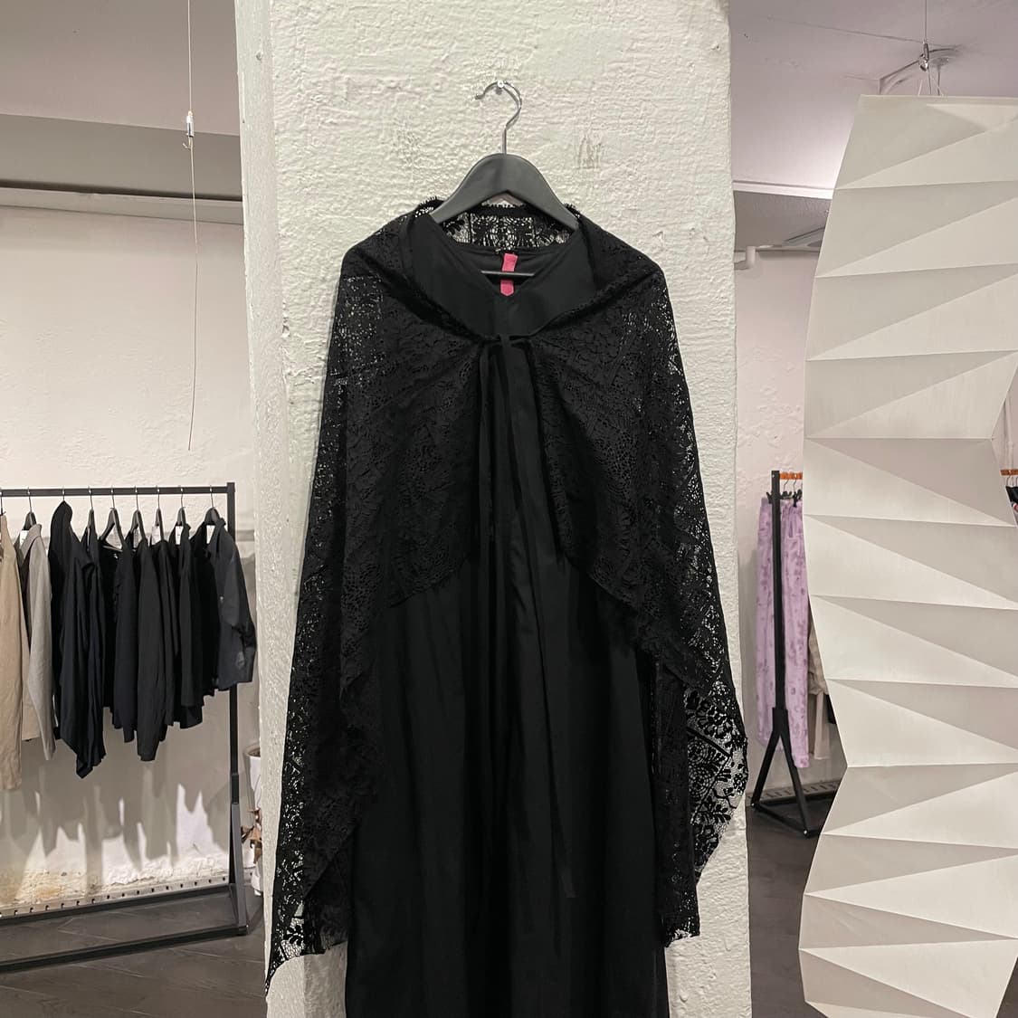 요지야마모토 레이스 레이어드 원피스 상품이미지2