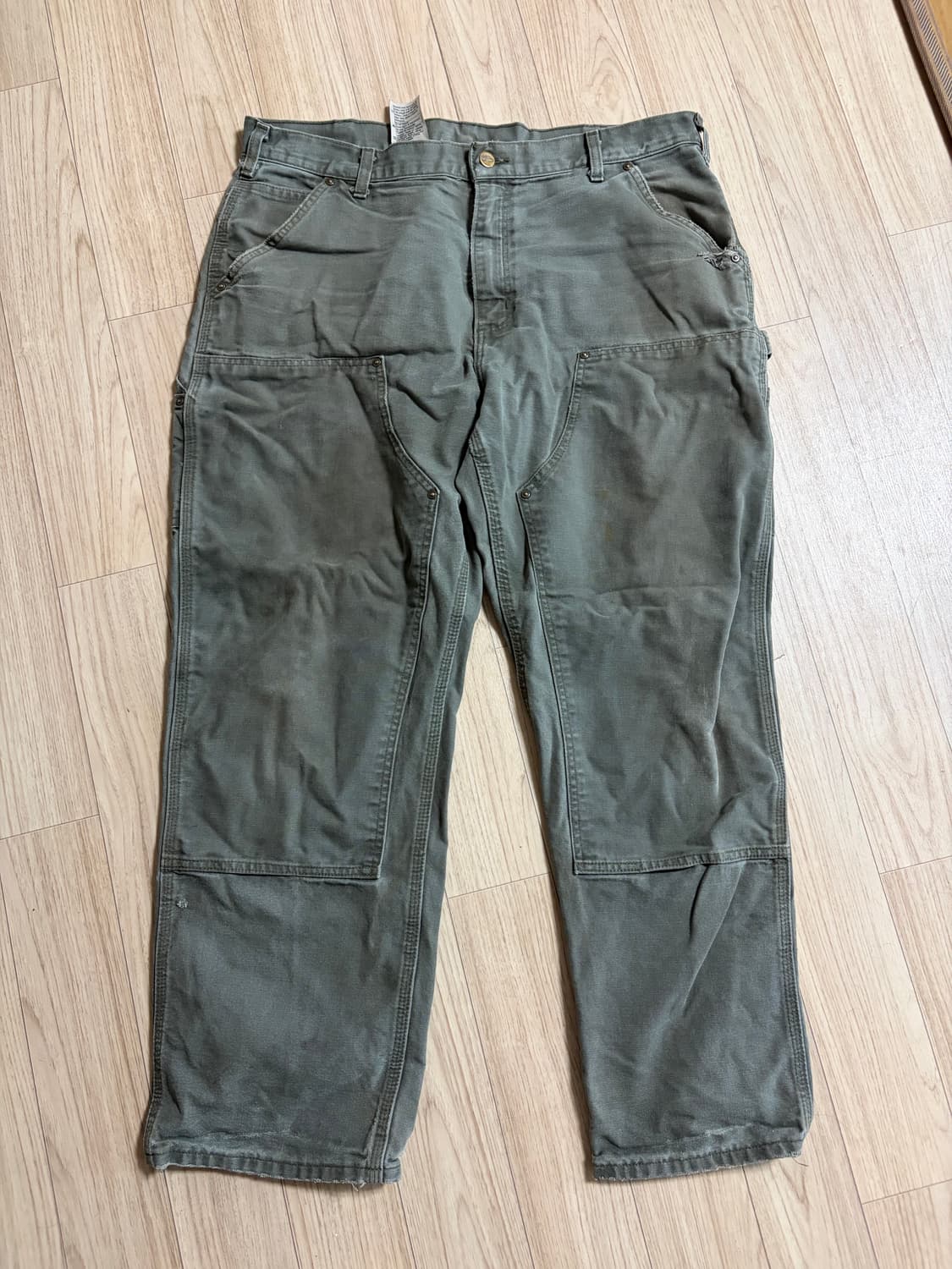 빈티지 칼하트 더블니 모스그린 36/30 상품이미지1