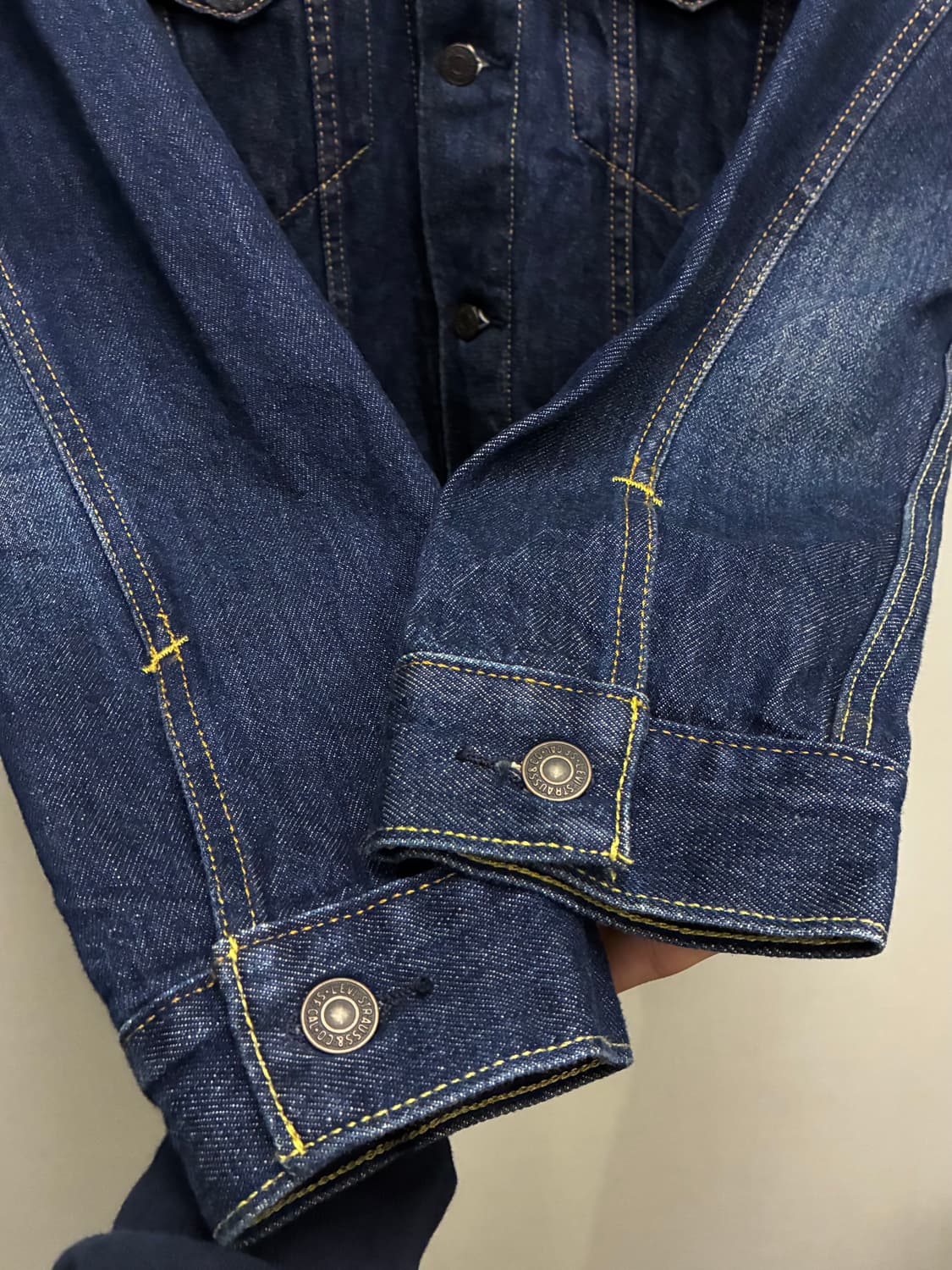 (M)리바이스 3세대 블랭크탭 진청 데님 트러커자켓 데님자켓 청자켓 상품이미지4