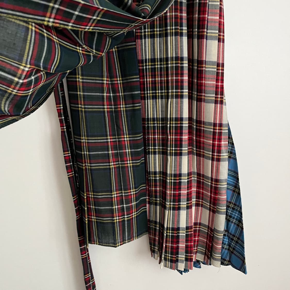 facetasm tartan check wrap skirt 상품이미지7