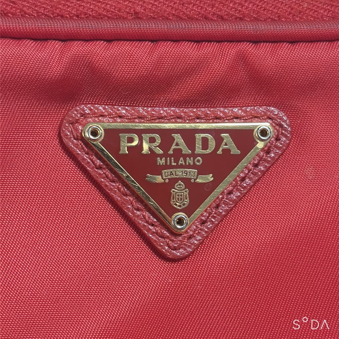 프라다 레드 크로스백 상품이미지3