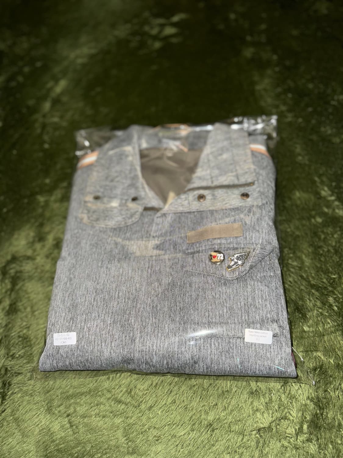 [L] 00s 나이키 투웨이 포켓 디테일 필드 헌팅 자켓 그레이 상품이미지10