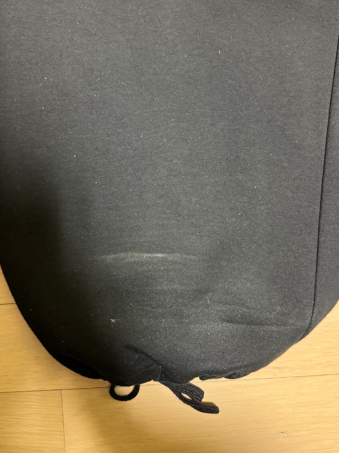 MJD x 코인 서울 와이드 카고 스웨트 팬츠 블랙 상품이미지6