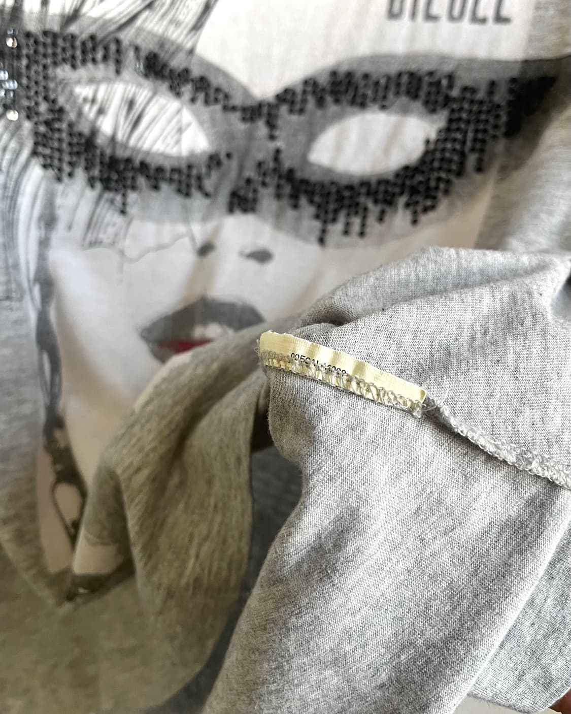 DIESEL Spangle Detail 1/2 T-Shirt 상품이미지8