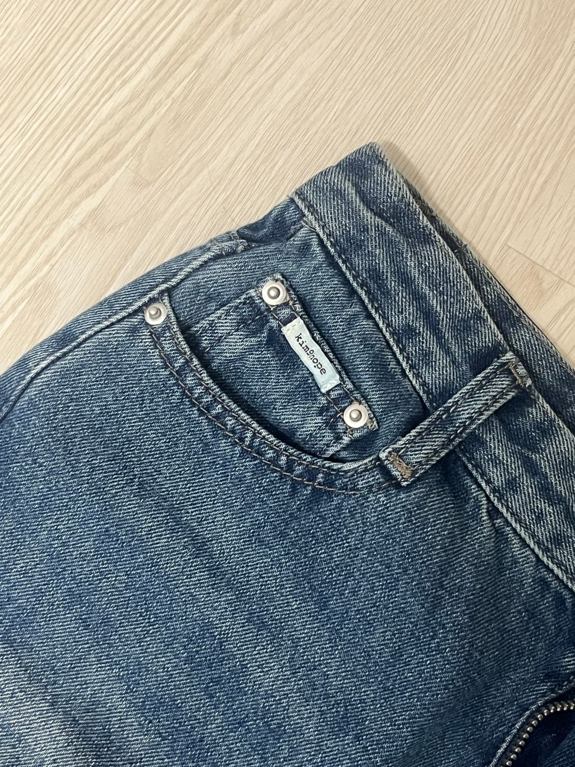 김아홉 fringe long denim (roll-up) s 상품이미지9