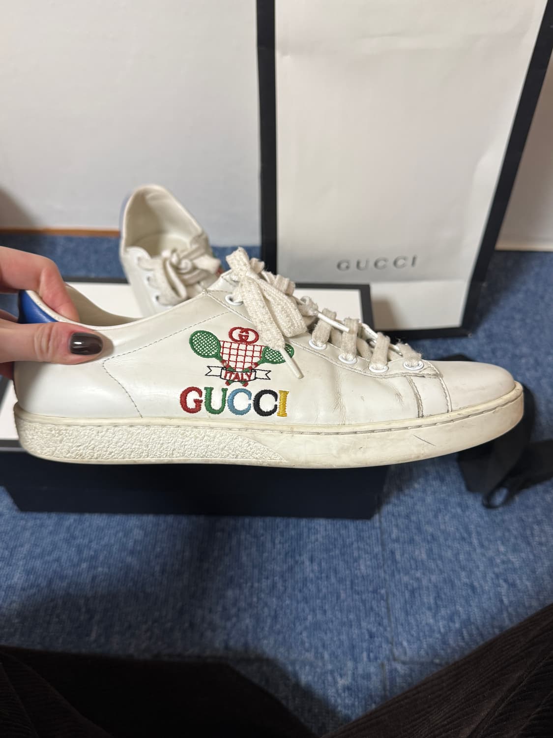 구찌 정품 에이스 테니스 스니커즈 상품이미지3