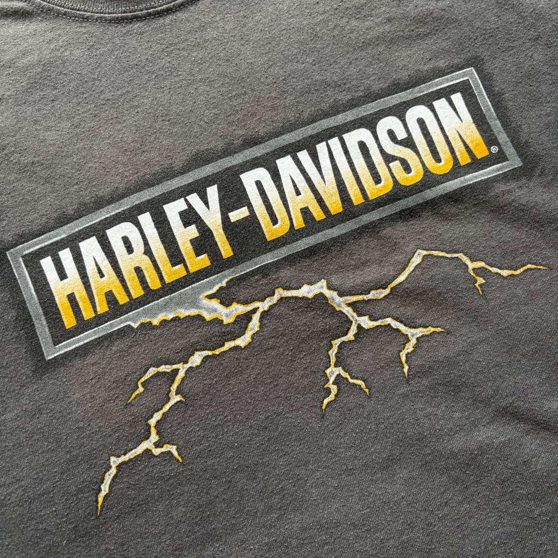 빈티지 할리데이비슨 라이트닝 롱슬리브 티셔츠 상품이미지4