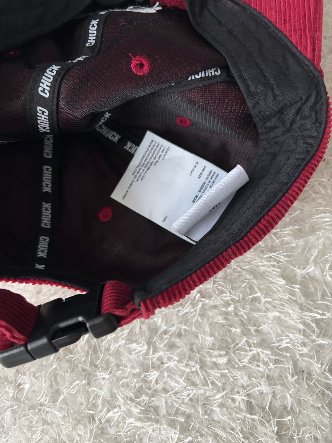 Chuck 코듀로이 모자 상품이미지3