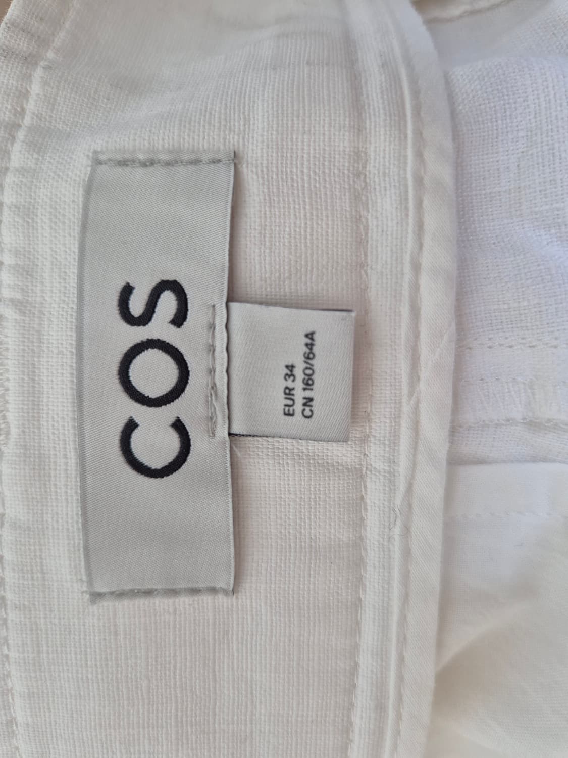 코스 화이트 린넨 팬츠 상품이미지1