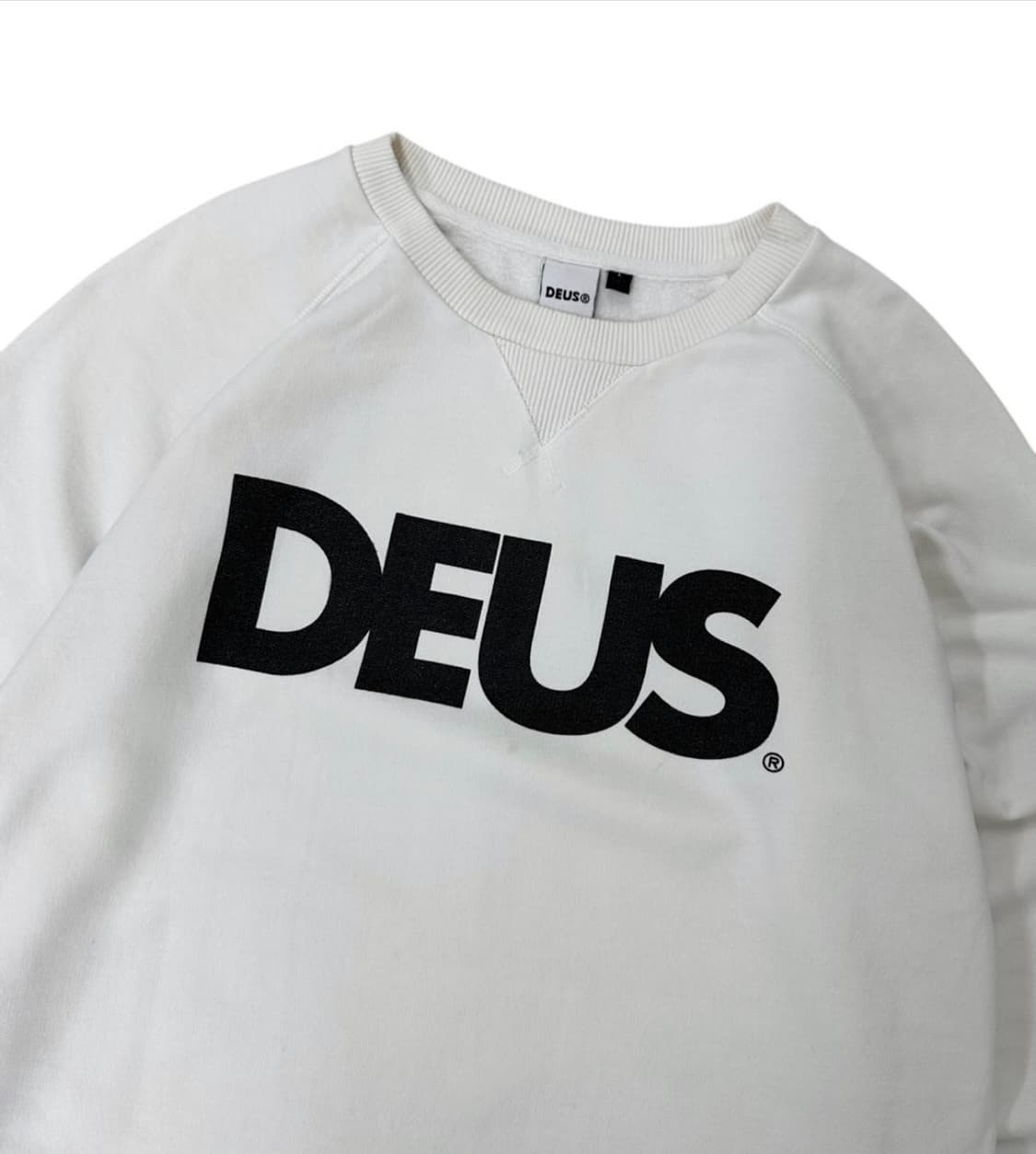 데우스 맨투맨 화이트 (L) 상품이미지2