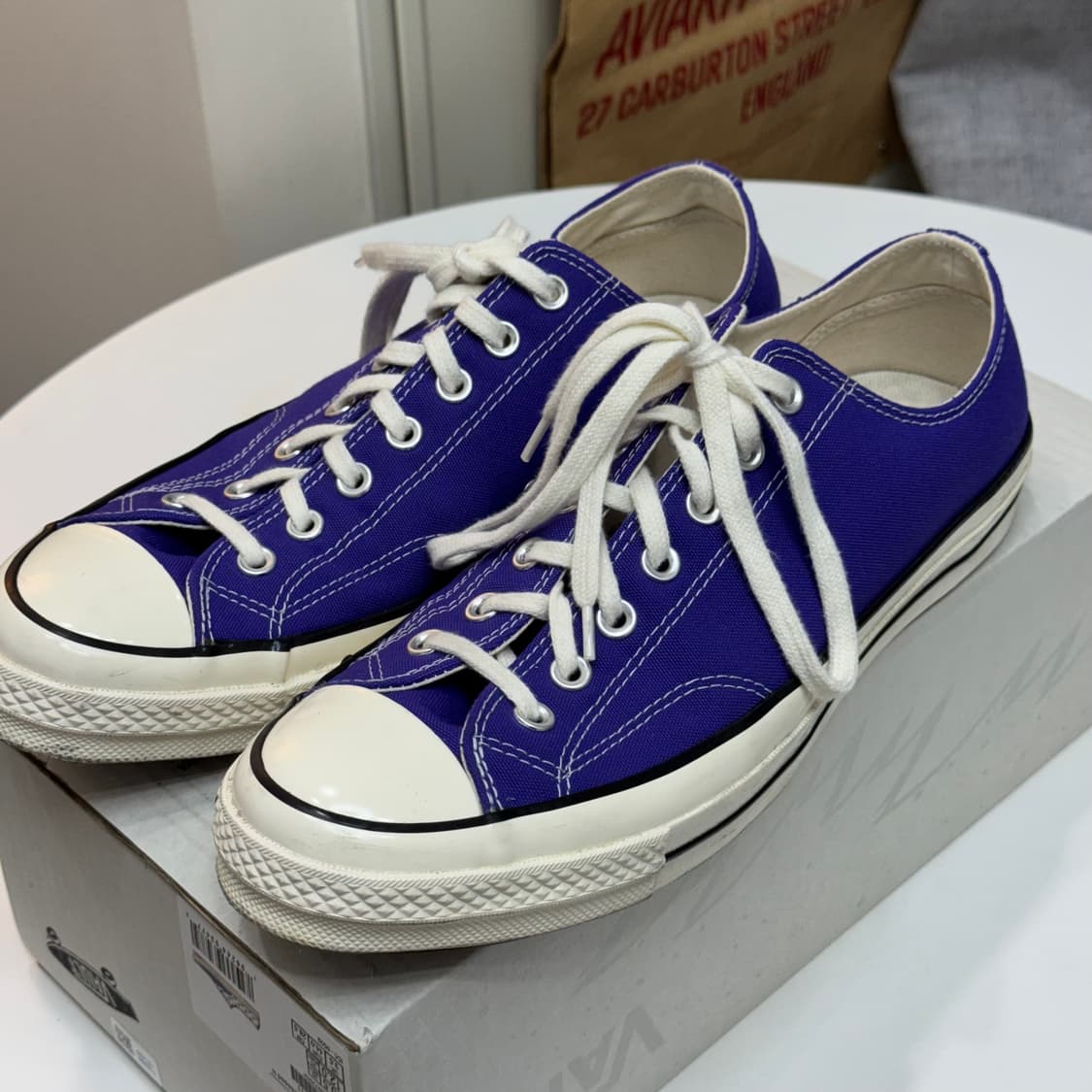 290) 컨버스 척테일러 로우 캔디그레이프 상품이미지1