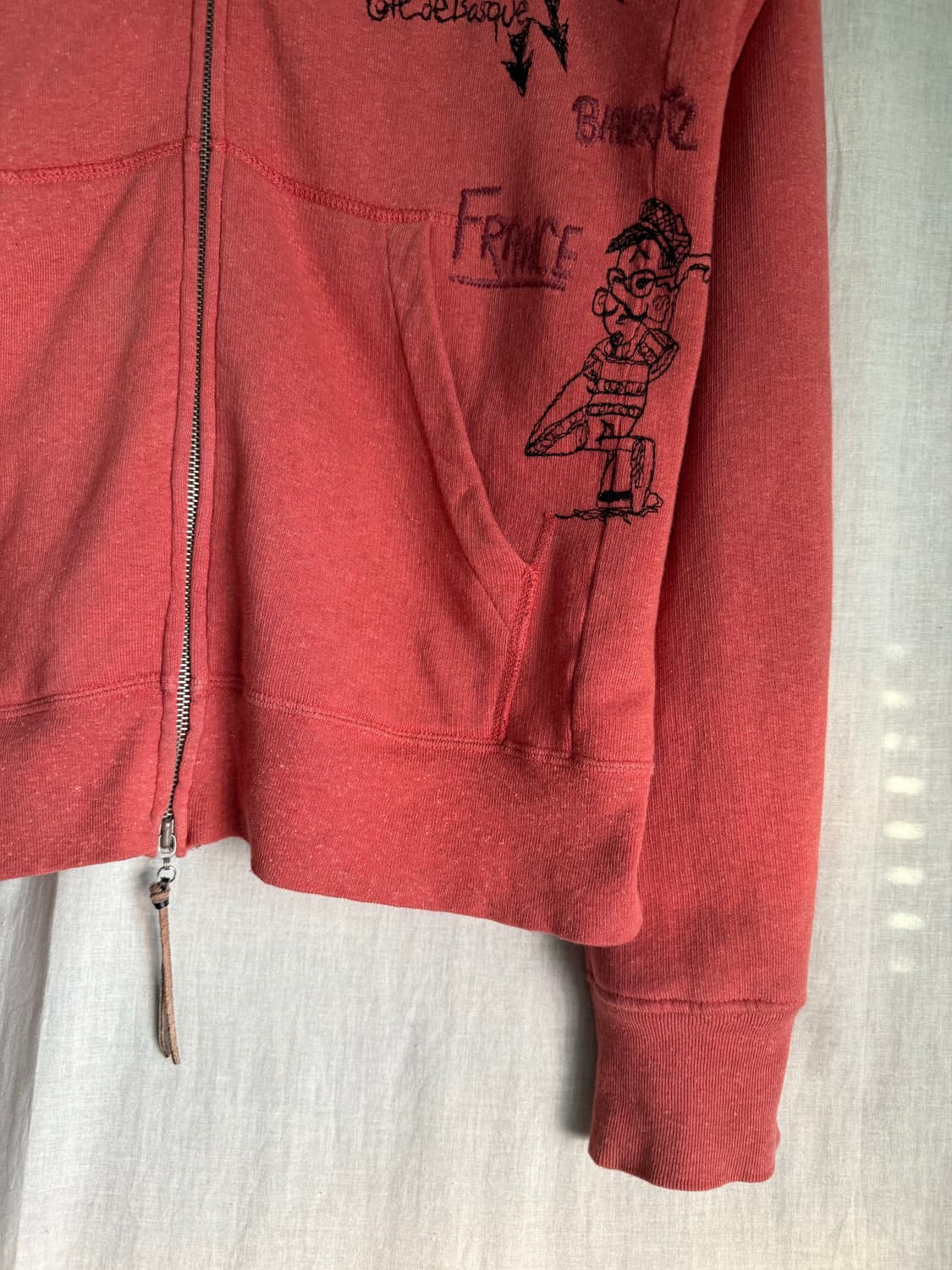 REMI RELIEF needlework hood zipup 상품이미지4