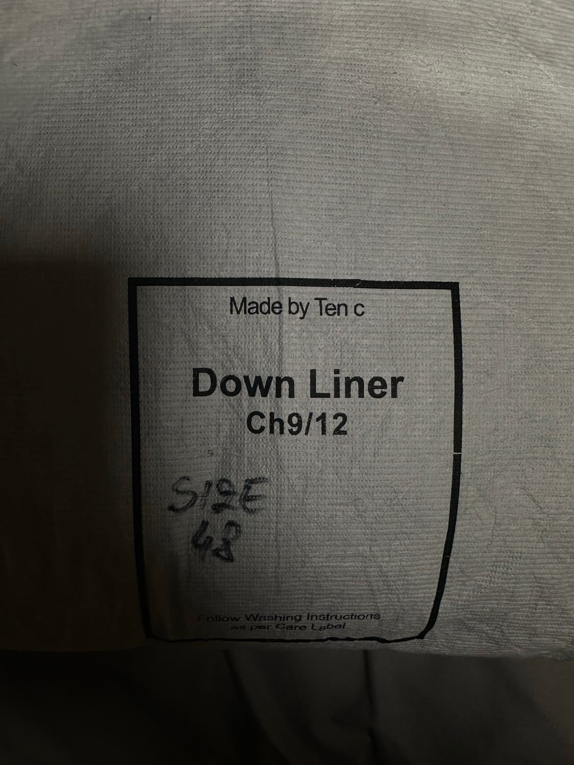 텐씨 다운라이너 리버시블 48사이즈 상품이미지3