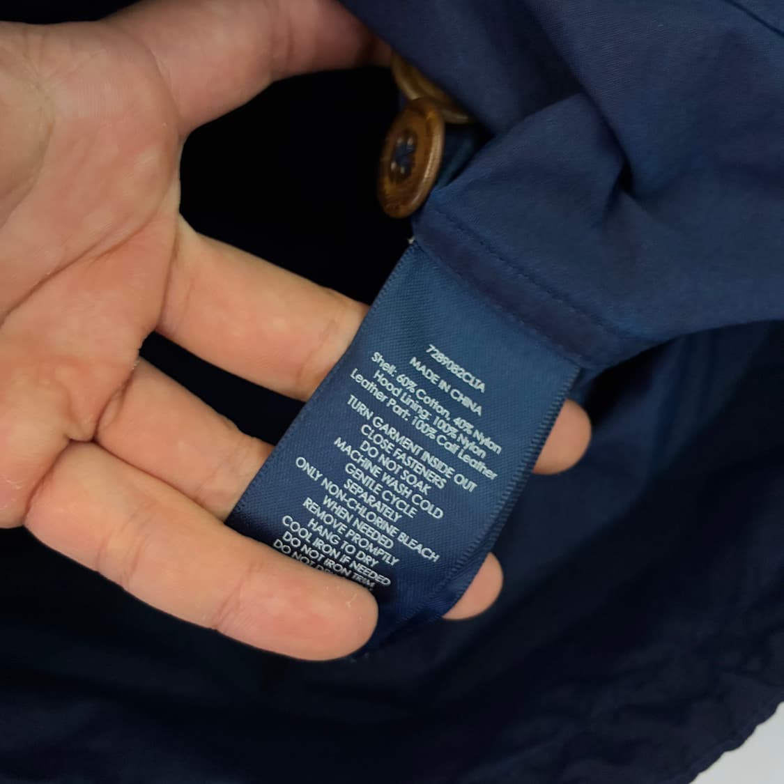 Polo  폴로 랄프로렌 자수 신형 나일론 네이비 마운틴 후드 자켓  상품이미지6