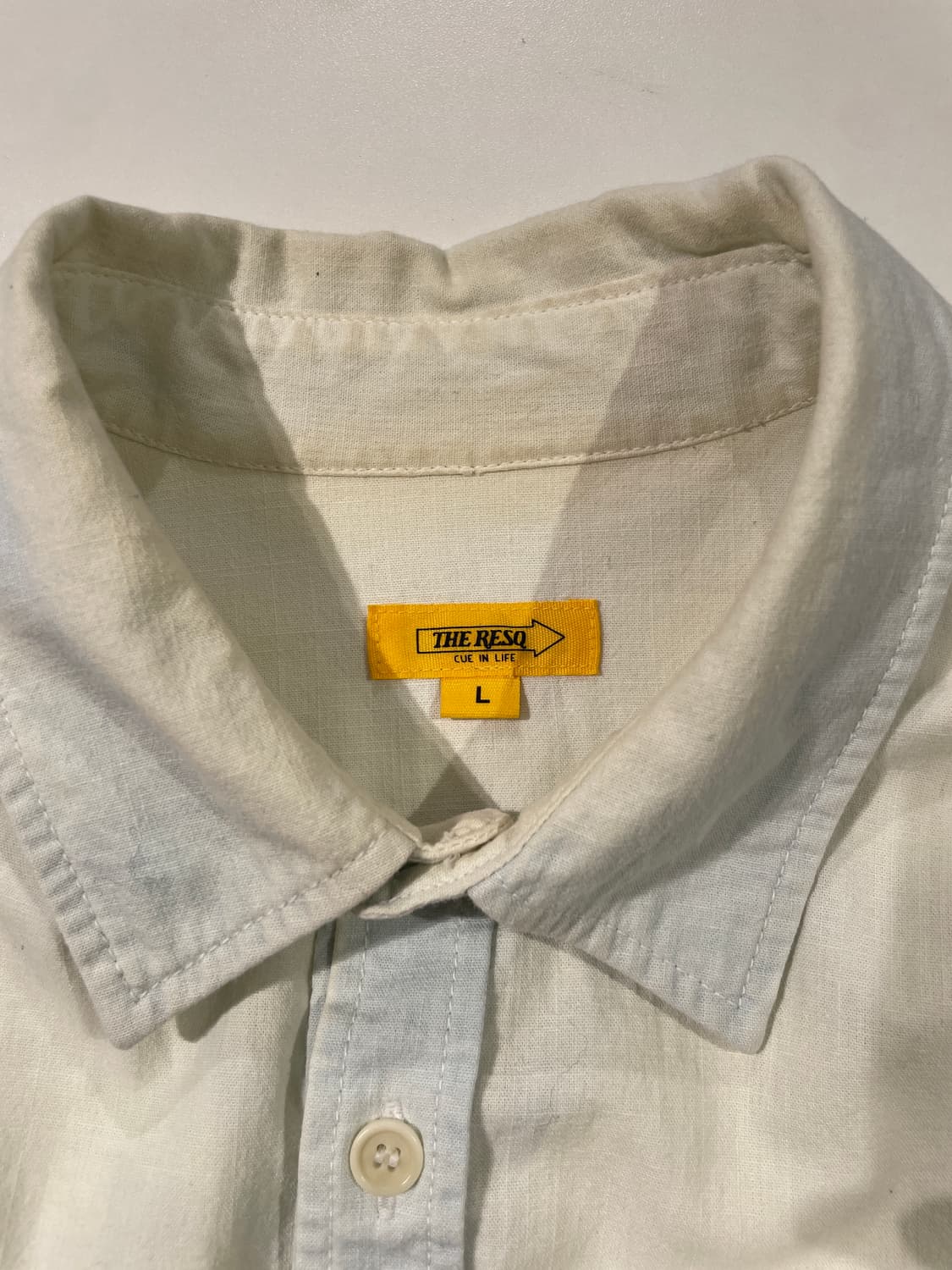 더레스큐 파우더 워싱 패치 샴브레이 셔츠 상품이미지7