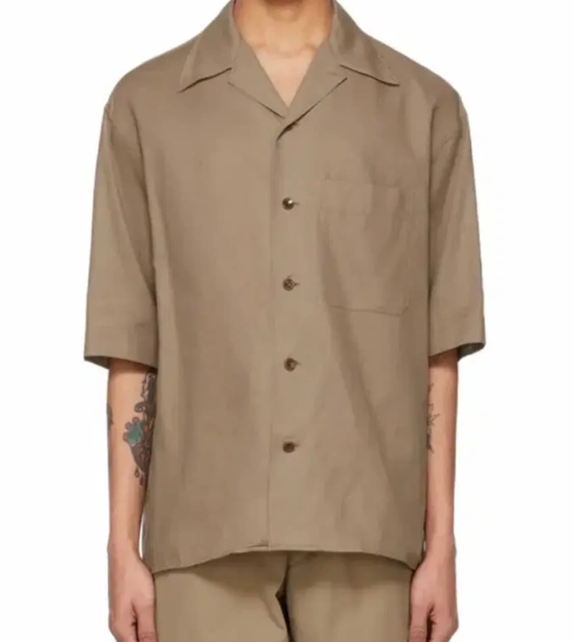 52)르메르 숏슬리브 셔츠 타우페 상품이미지1