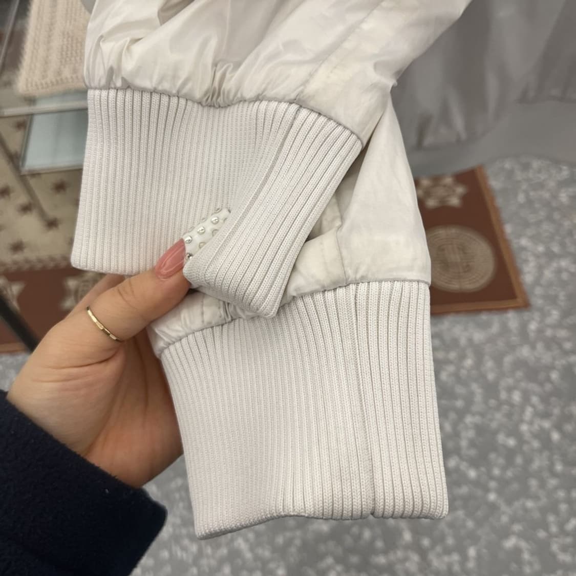 푸부 올드스쿨 레트로 빈티지 배색 바람막이 자켓 L C10275 상품이미지7