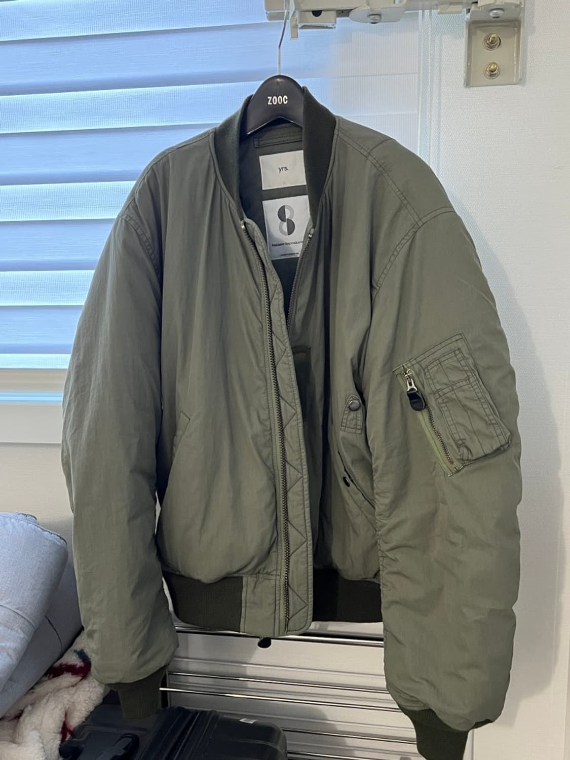 이얼즈어고 울파일 ma-1 m사이즈 상품이미지1