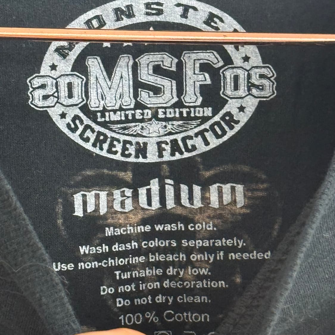 Monster Screen Factor 빈티지 하프 셔츠 (M) 상품이미지2