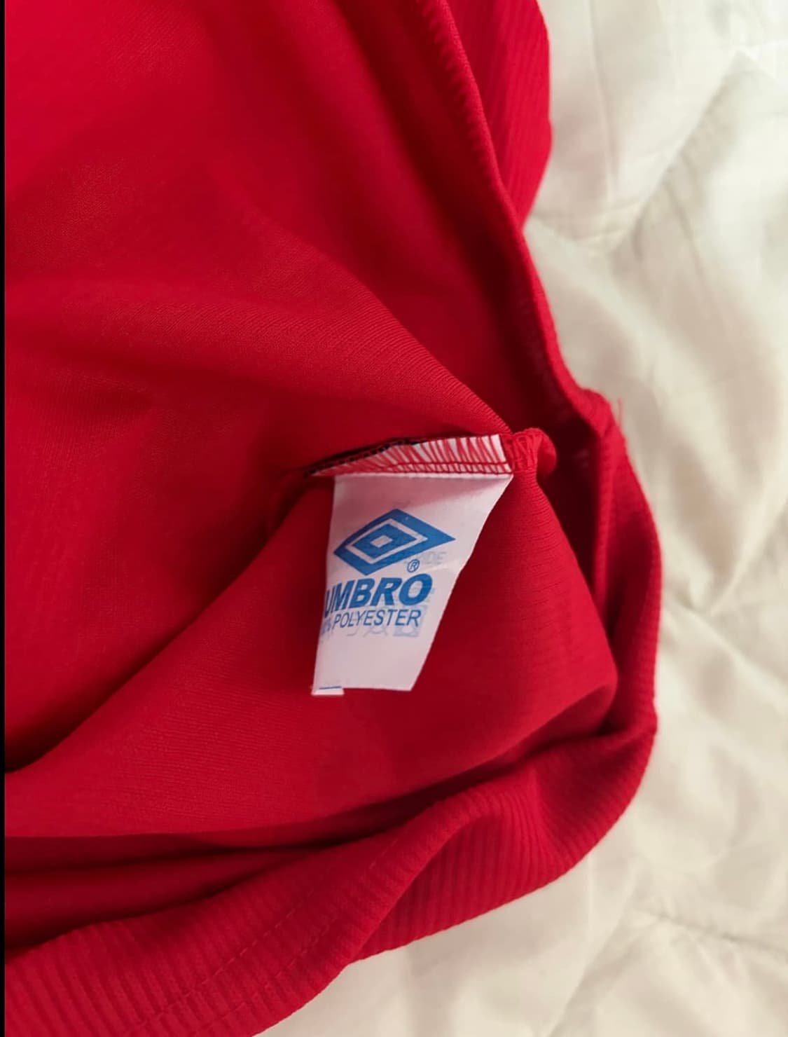 맨유 98-99 베컴 긴팔 유니폼 XL 상품이미지4