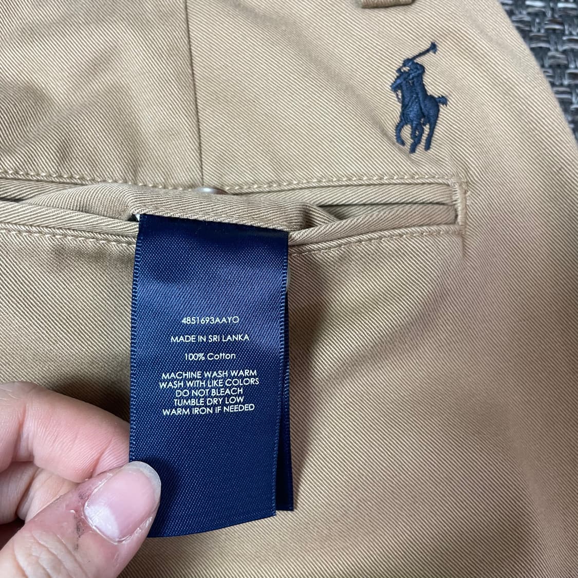 (34) 폴로 랄프로렌 빅포니 베이지브라운 치노 팬츠 상품이미지5
