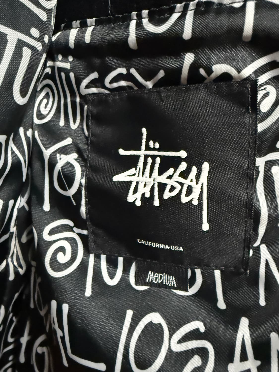 Stussy schott 콜라보 스투시 블랙 피코트 상품이미지7