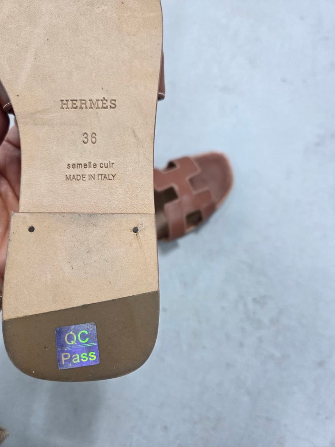 에르메스 오란  슬리퍼 신발 상품이미지5