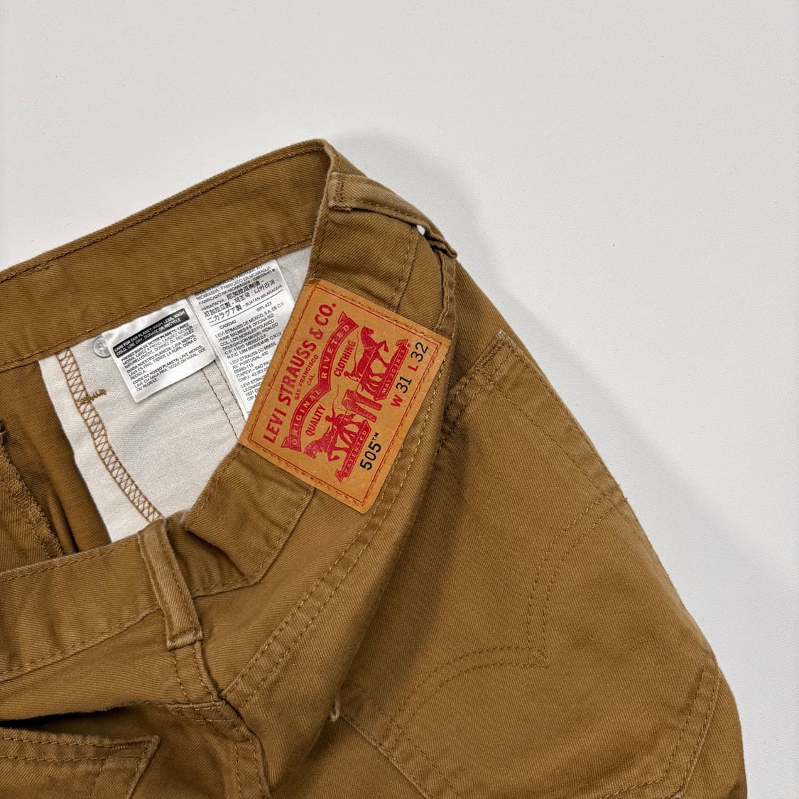 [34x32] 10s Levi’s 514 beige pants 상품이미지5