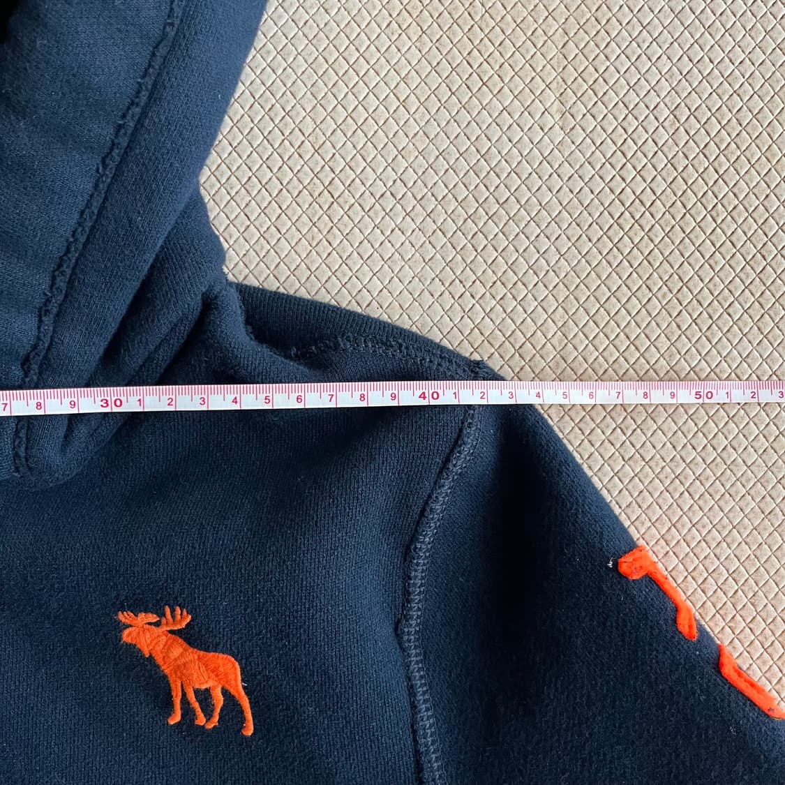 M) 아베크롬비 자수로고 후드집업 상품이미지10