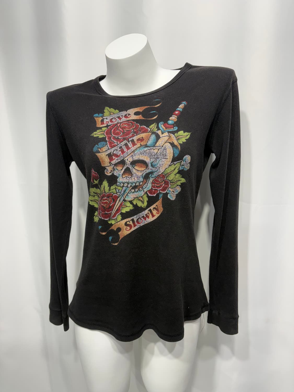 🎸블랙 스컬 프린팅 롱슬리브🎸 상품이미지6