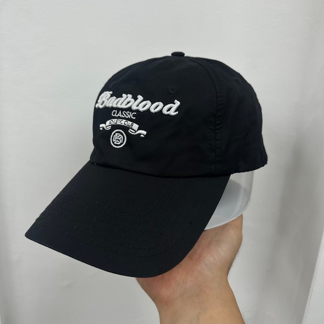 Badblood 배드블러드 자수 블랙 볼캡 모자 상품이미지2