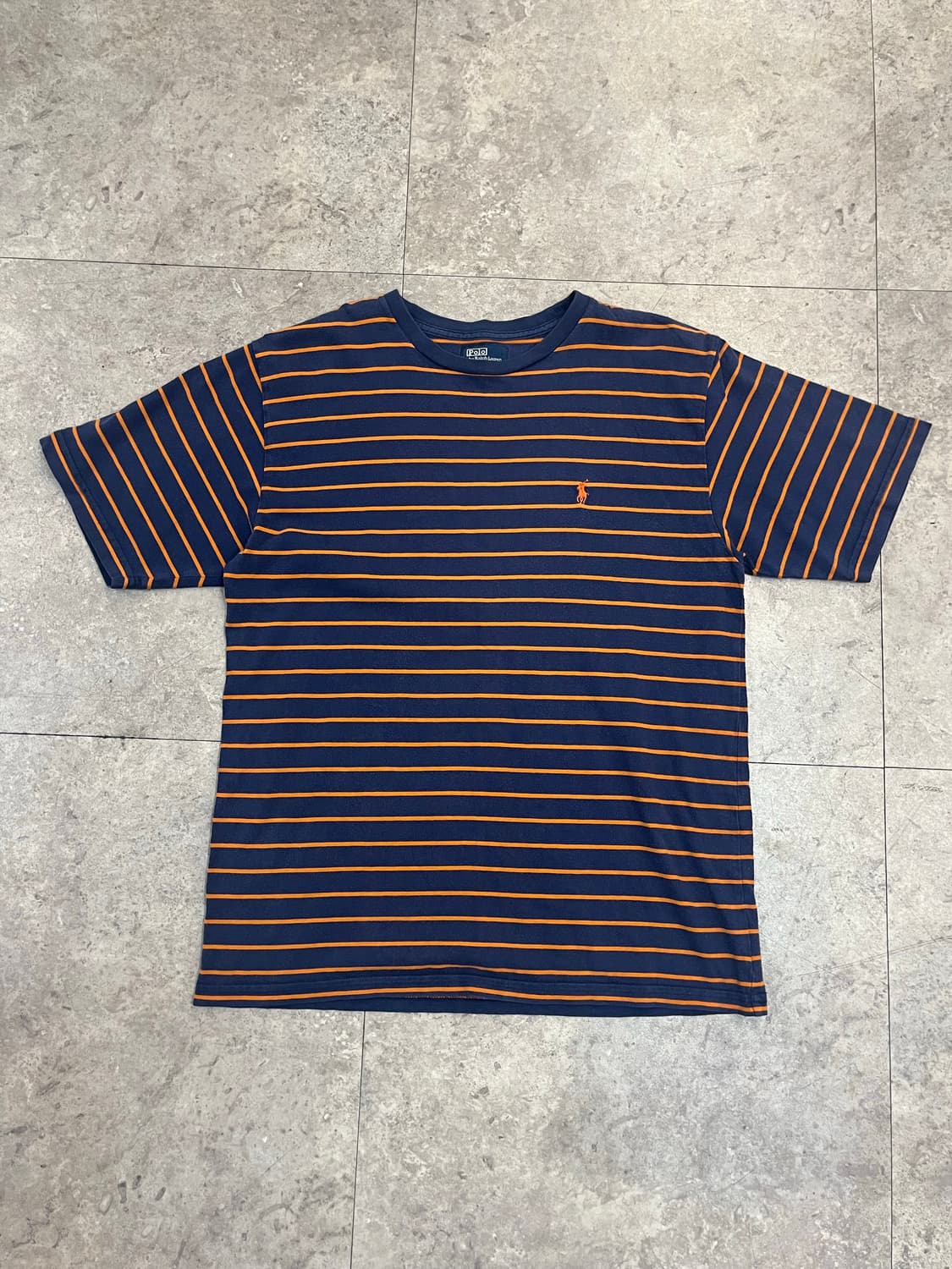 폴로 랄프로렌 스트라이프 반팔티 네이비 L #csz4132 상품이미지4