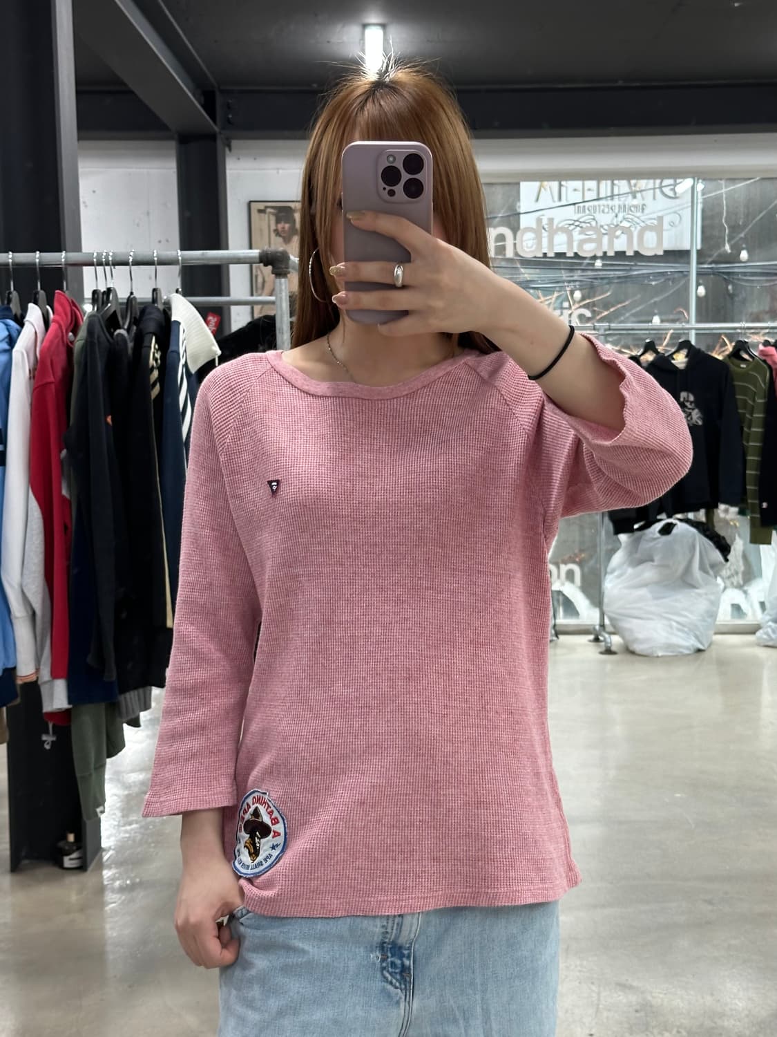 베이프 펠로우쉽 와플 롱슬리브 상품이미지4